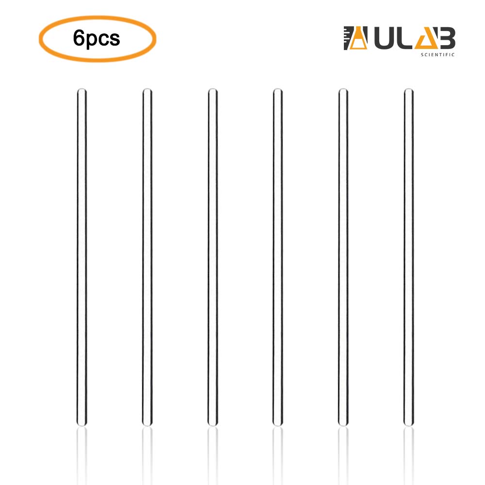 thumbnail image 2 of 15 Pack Glass Stirring Rods – 8 Inch Length, 6mm Diameter, Borosilicate Lab & Drink Mixing Sticks 2 of 9