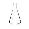 ULAB Scientific Narrow-Mouth Glass Erlenmeyer Flask Set, 3 Sizes 250ml 500ml 1000ml, 3.3 Borosilicate with Printed Graduation, UEF1022