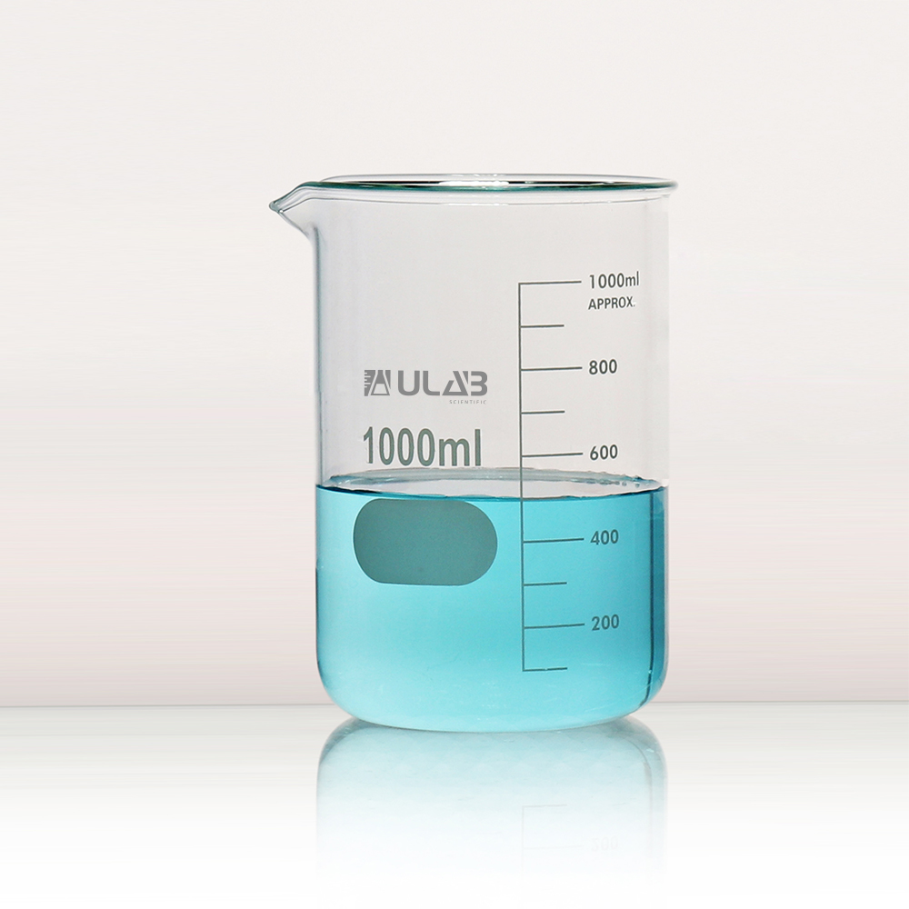 Borosilikat Glasbecher 300 Ml - 4 Stück Laborbecher Mit Skala