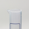 ULAB Scientific Plastic Measuring Cylinder Set, 3 Sizes 10ml 50ml 100ml, PP Material Hexagonal Base, Blue Printed Graduation, UMC1003