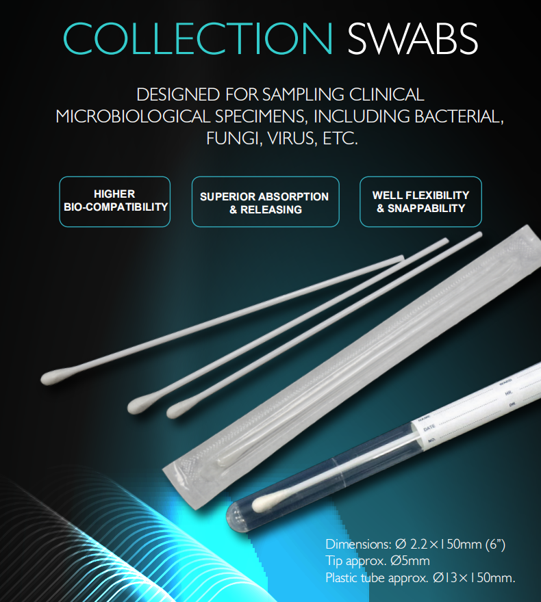 Collection Swabs Dim X Mm Tip Approx Mm